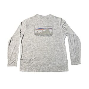 Patagonia NWT Capilene Cool Daily Graphic Shirt Mens XL Logo Long Sleeve New